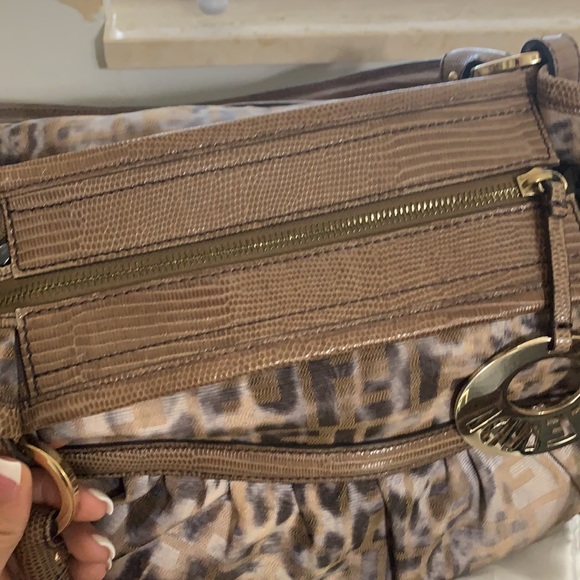 Fendi chef zucca tote in snow leopard - Picture 7 of 16